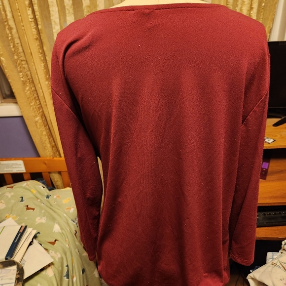 Elle Knit Blouse 3/4 Sleeve XXL - Picture 4 of 4